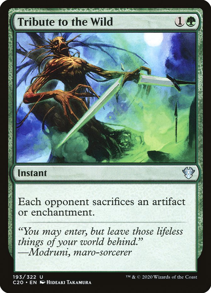 Tribute to the Wild [Commander 2020] | Game Haven TX