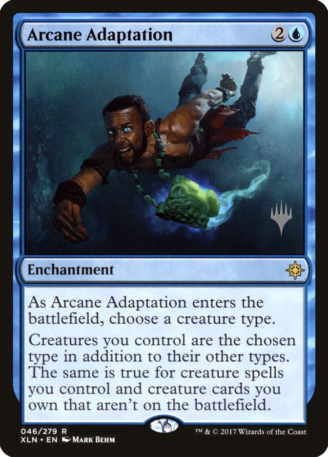Arcane Adaptation [Ixalan Promos] | Game Haven TX