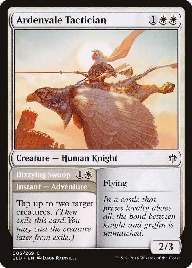 Ardenvale Tactician // Dizzying Swoop [Throne of Eldraine] | Game Haven TX