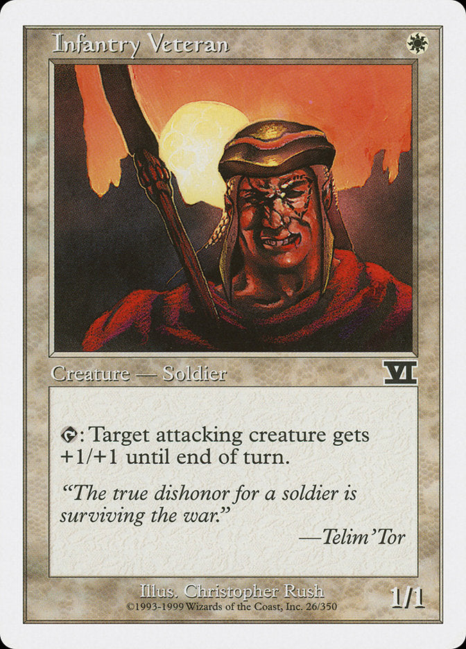 Infantry Veteran [Classic Sixth Edition] | Game Haven TX