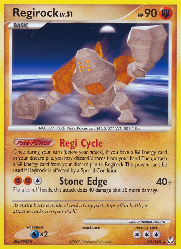 Regirock (38/146) [Diamond & Pearl: Legends Awakened] | Game Haven TX