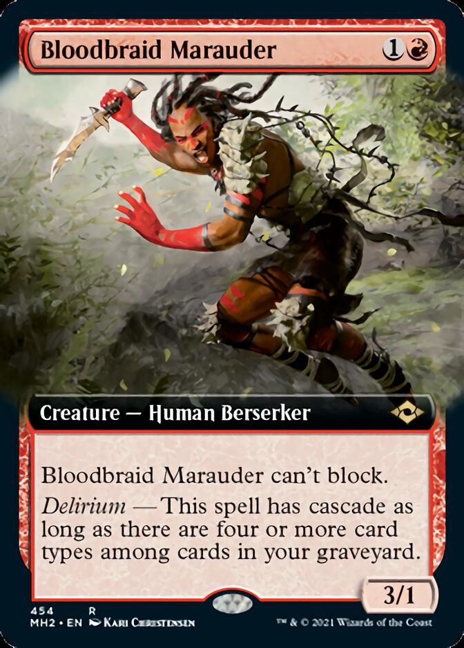 Bloodbraid Marauder (Extended) [Modern Horizons 2] | Game Haven TX