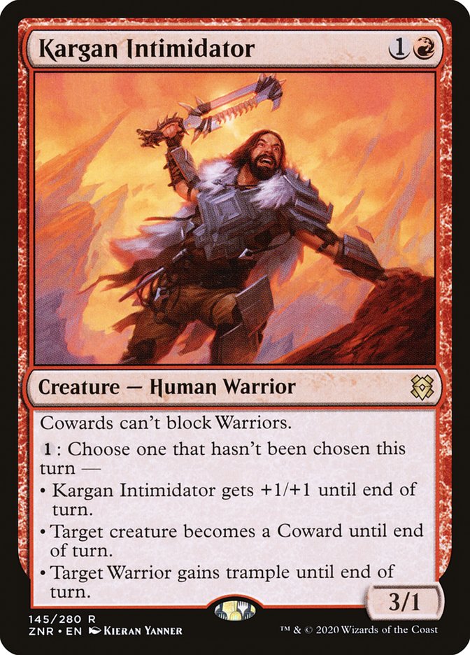 Kargan Intimidator [Zendikar Rising] | Game Haven TX