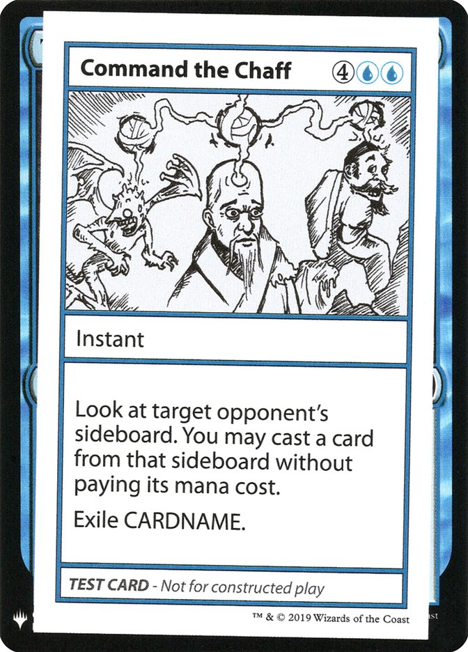 Command the Chaff [Mystery Booster Playtest Cards] | Game Haven TX