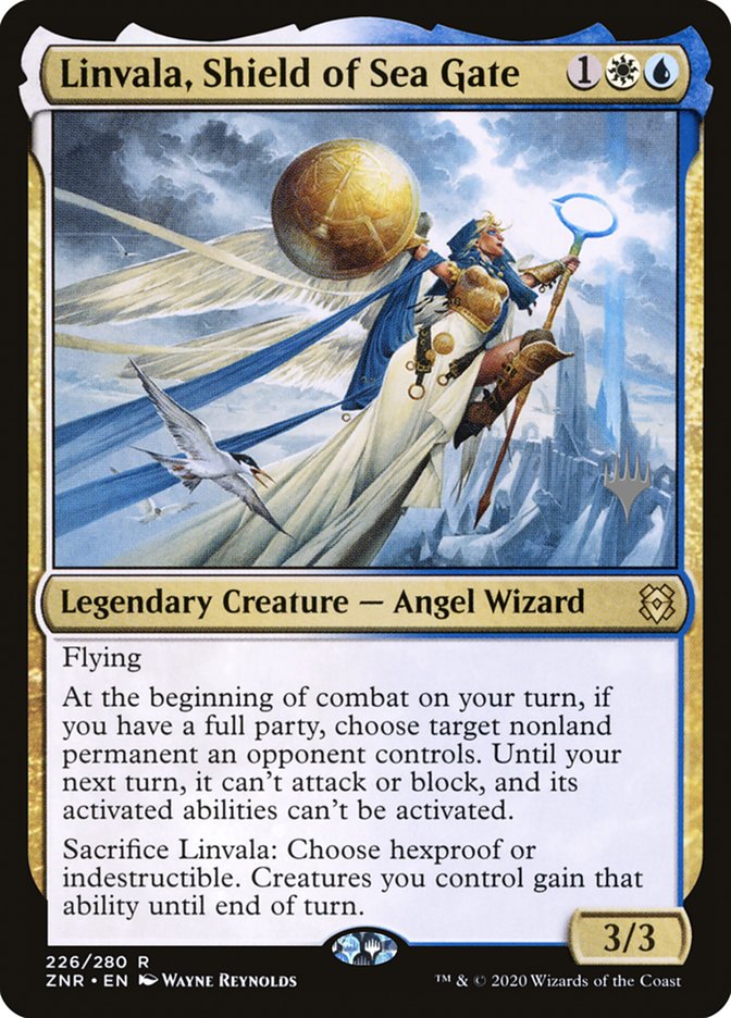 Linvala, Shield of Sea Gate (Promo Pack) [Zendikar Rising Promos] | Game Haven TX