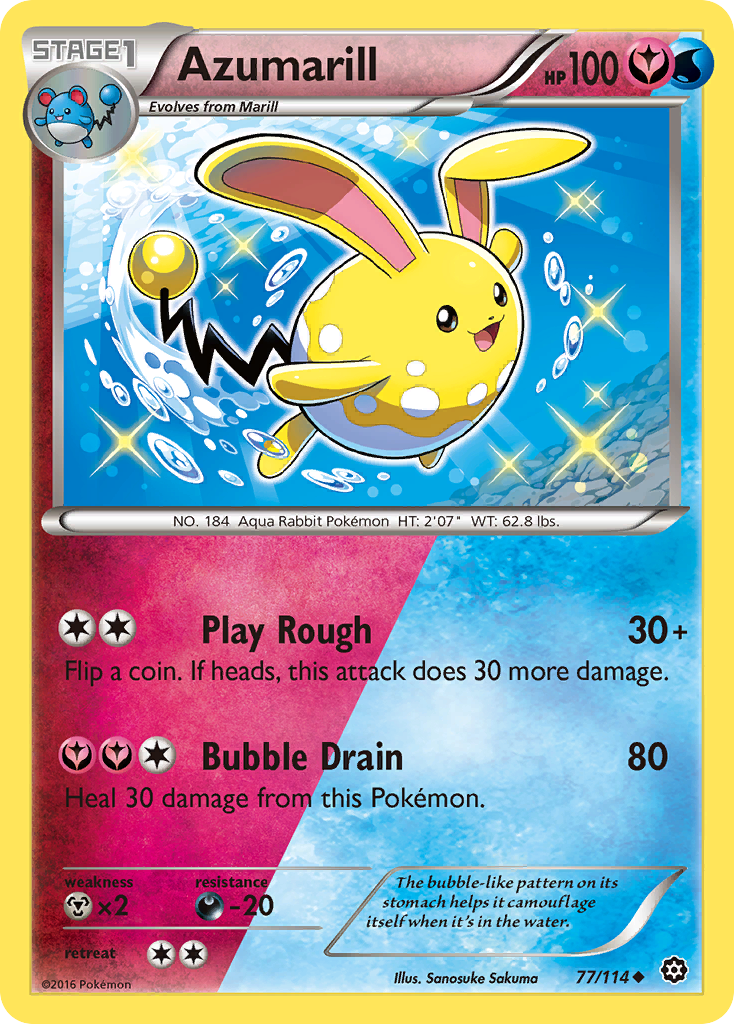 Azumarill (77/114) [XY: Steam Siege] | Game Haven TX