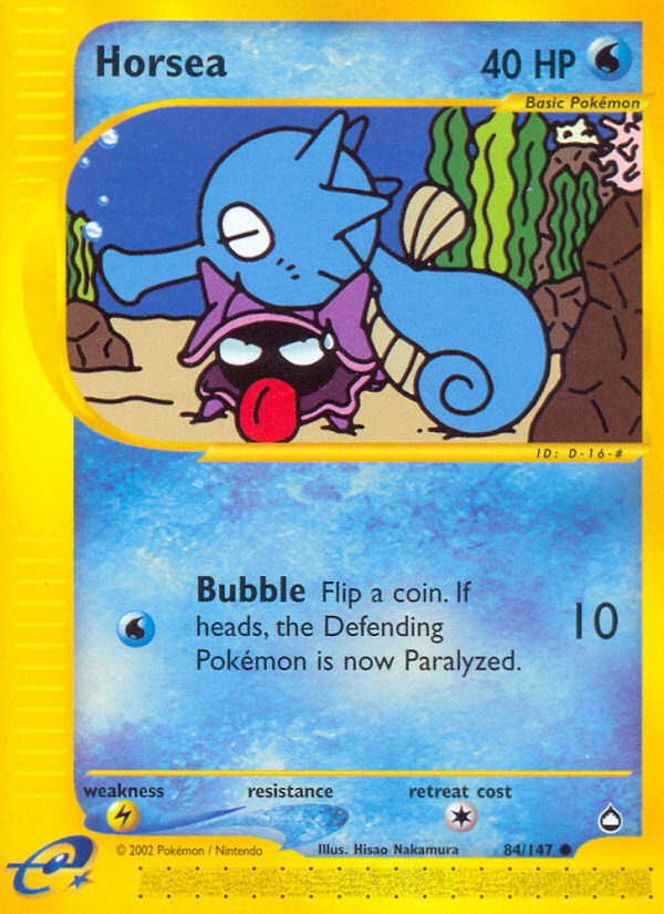 Horsea (84/147) [Aquapolis] | Game Haven TX
