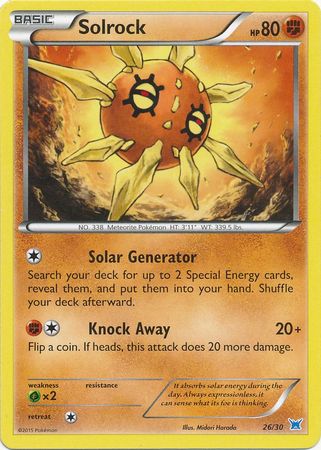 Solrock (26/30) [XY: Trainer Kit 2 - Latios] | Game Haven TX