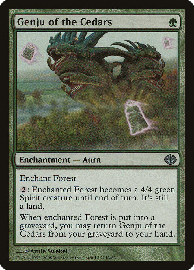 Genju of the Cedars [Duel Decks: Garruk vs. Liliana] | Game Haven TX