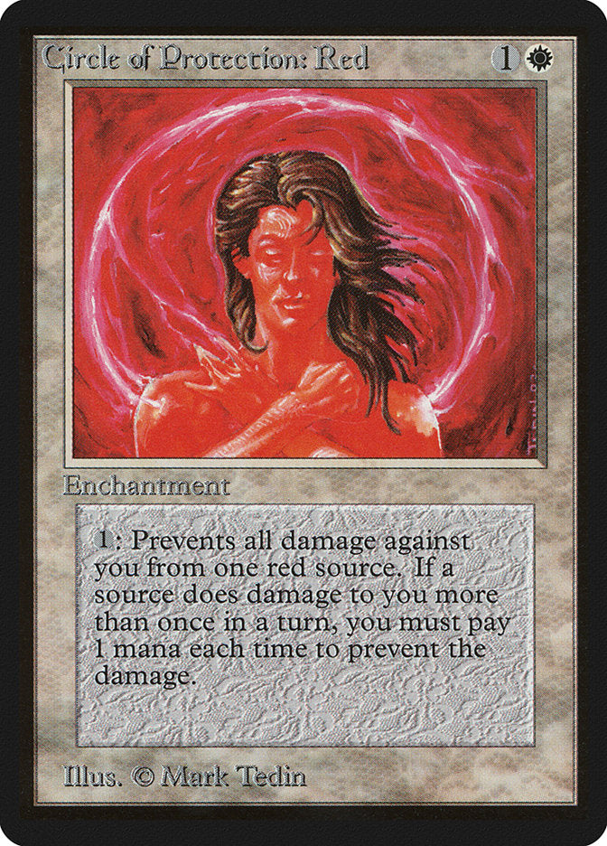 Circle of Protection: Red [Limited Edition Beta] | Game Haven TX