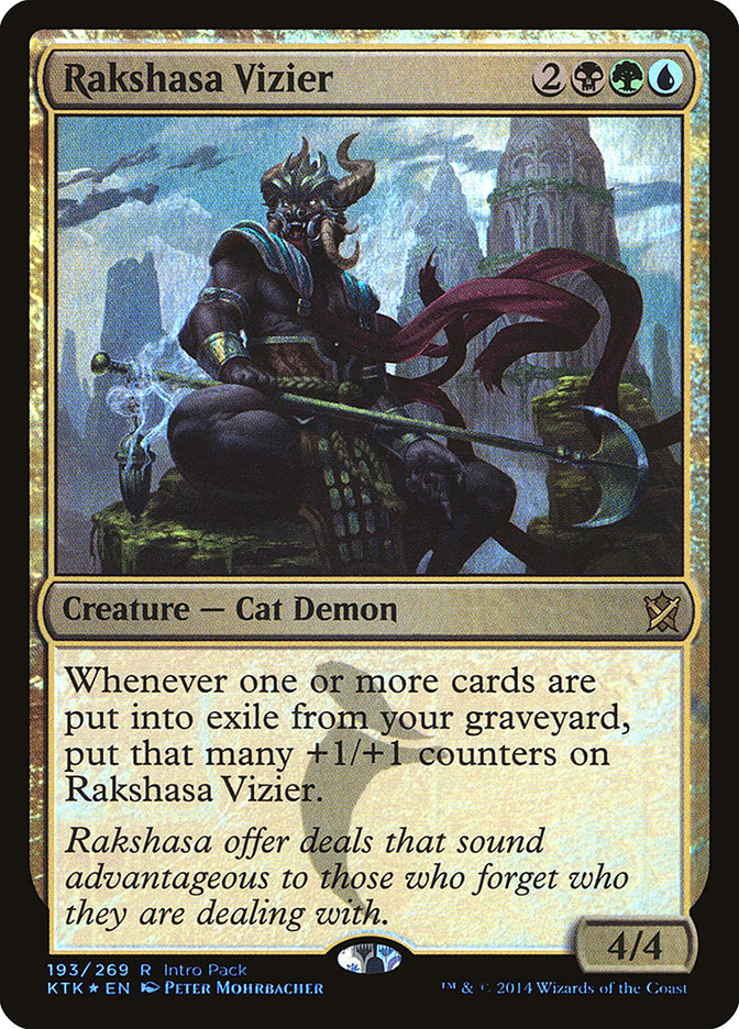 Rakshasa Vizier [Khans of Tarkir Promos] | Game Haven TX
