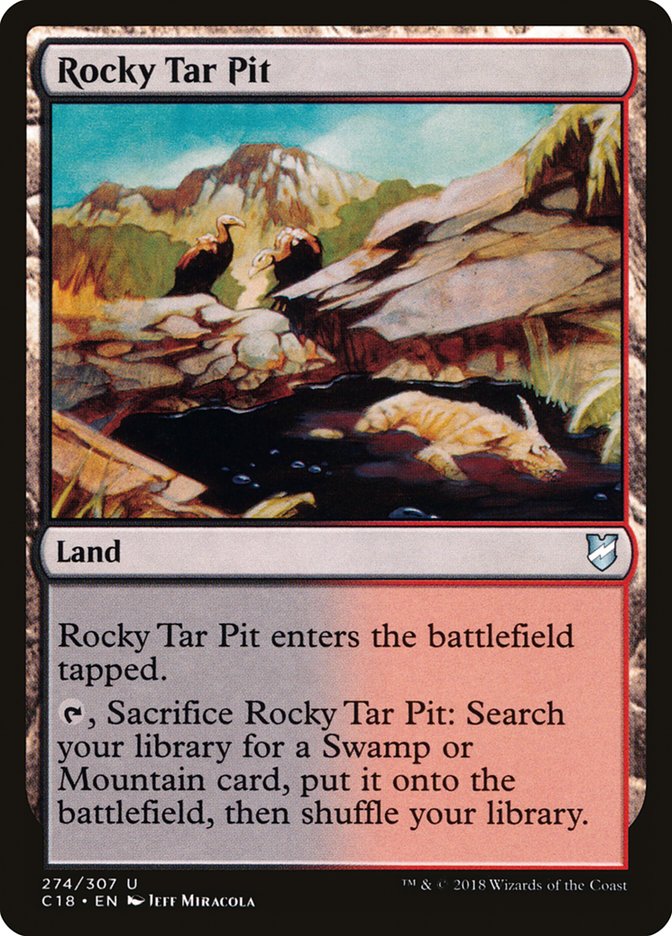 Rocky Tar Pit [Commander 2018] | Game Haven TX