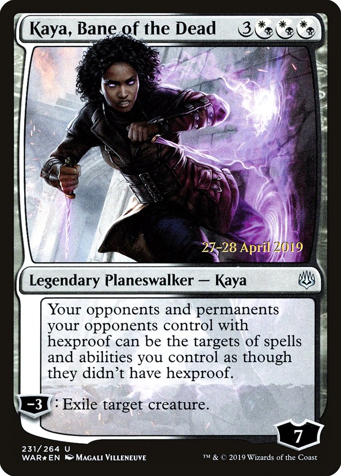 Kaya, Bane of the Dead [War of the Spark Promos] | Game Haven TX
