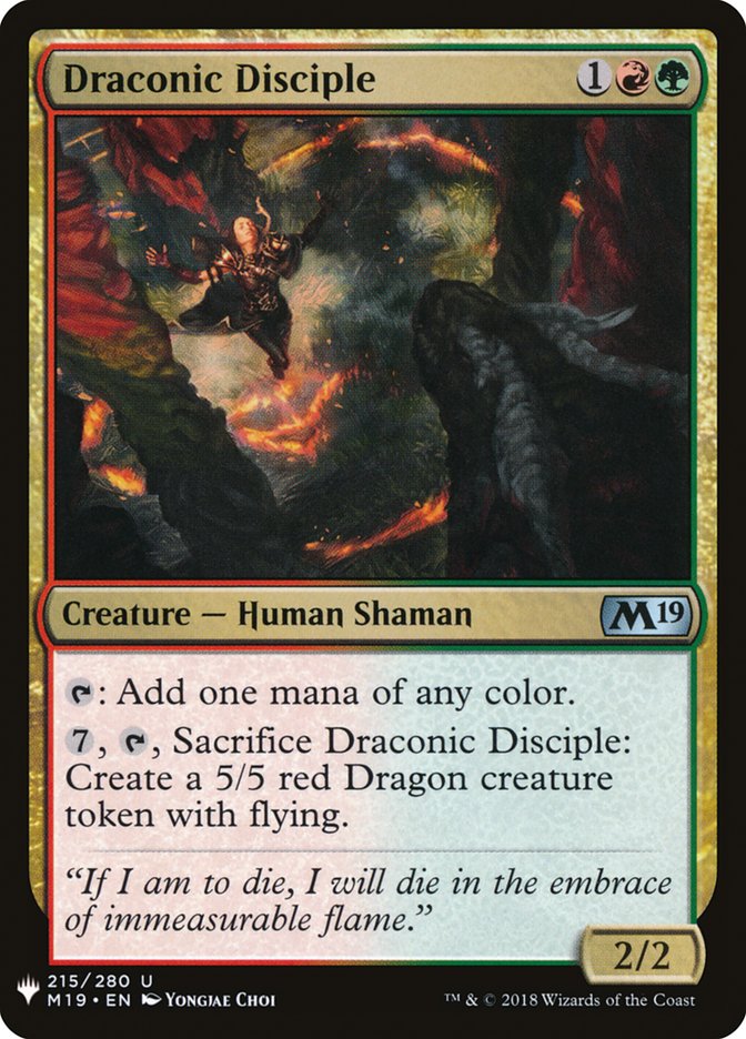 Draconic Disciple [Mystery Booster] | Game Haven TX