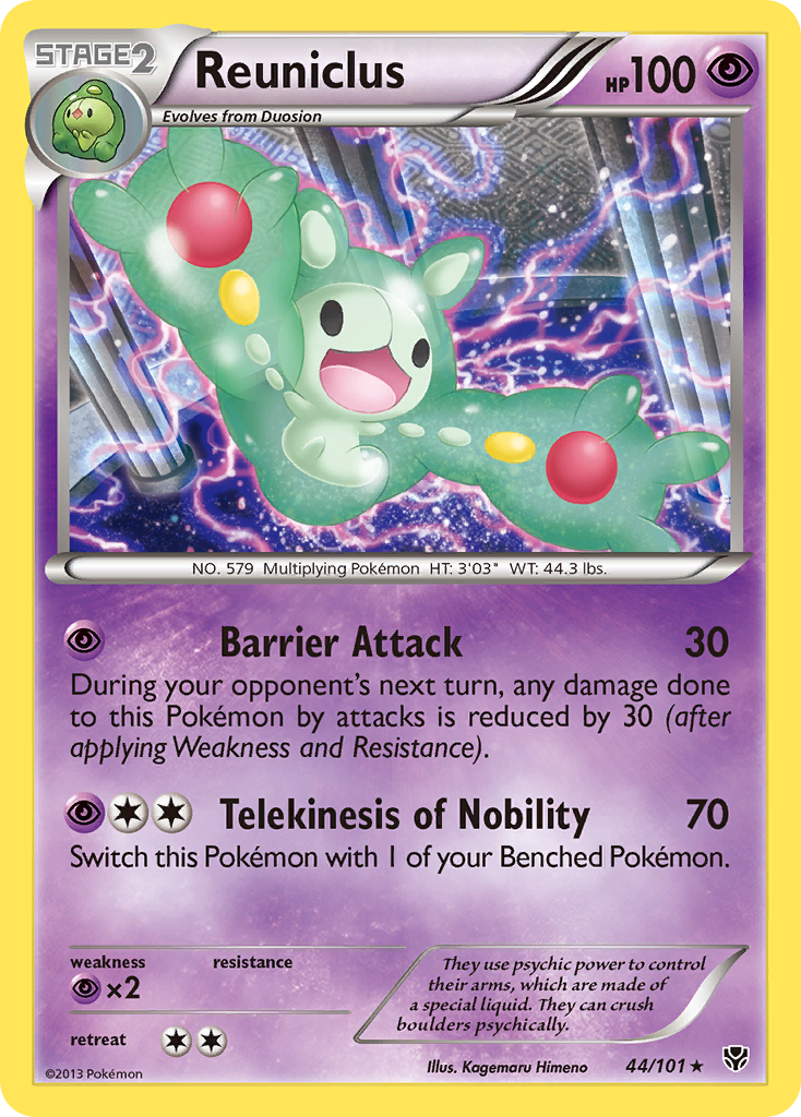 Reuniclus (44/101) [Black & White: Plasma Blast] | Game Haven TX
