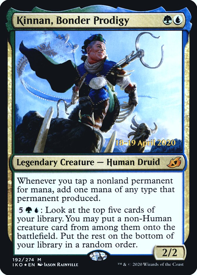 Kinnan, Bonder Prodigy [Ikoria: Lair of Behemoths Promos] | Game Haven TX