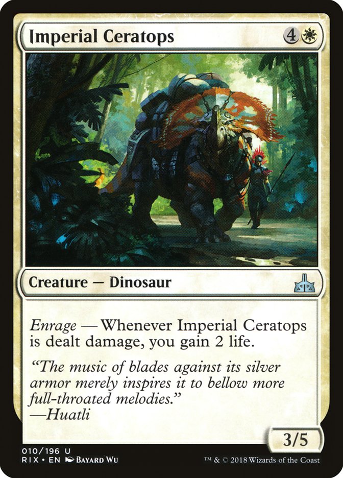Imperial Ceratops [Rivals of Ixalan] | Game Haven TX