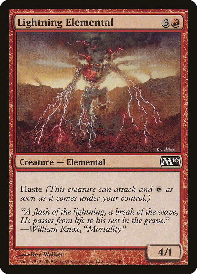 Lightning Elemental [Magic 2010] | Game Haven TX