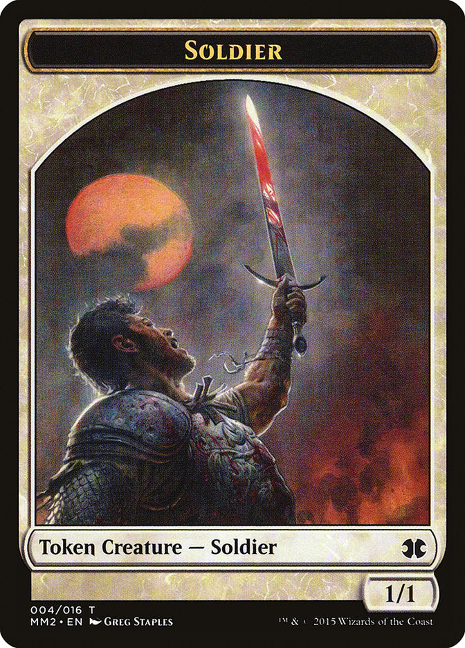 Soldier [Modern Masters 2015 Tokens] | Game Haven TX