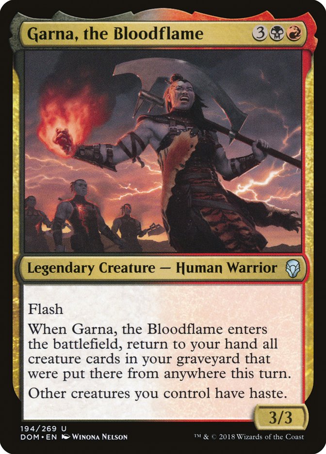 Garna, the Bloodflame [Dominaria] | Game Haven TX