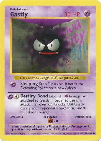 Gastly (50/102) [Base Set Shadowless Unlimited] | Game Haven TX