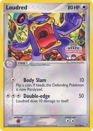 Loudred (35/106) (State Championships) [EX: Emerald] | Game Haven TX