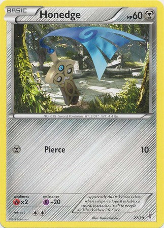 Honedge (27/30) [XY: Trainer Kit 1 - Bisharp] | Game Haven TX