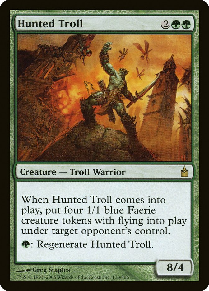 Hunted Troll [Ravnica: City of Guilds] | Game Haven TX