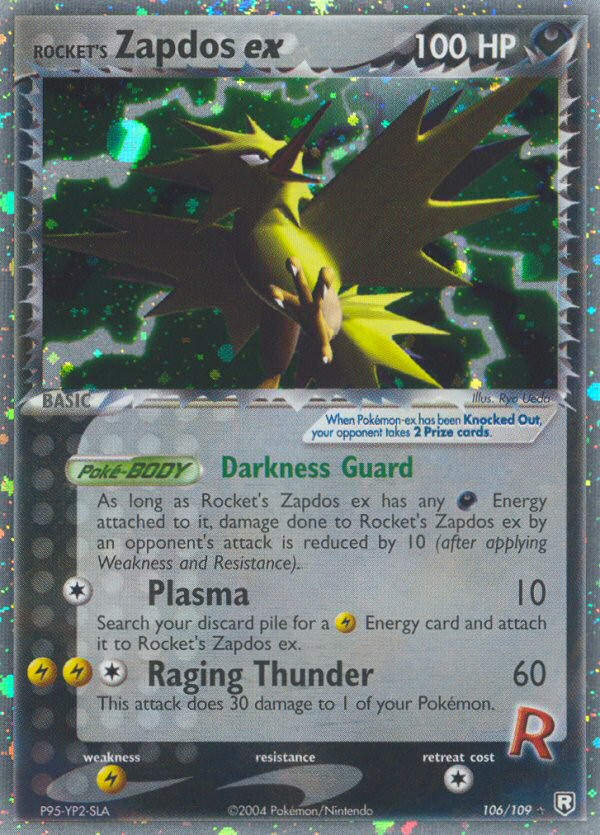 Rocket's Zapdos ex (106/109) [EX: Team Rocket Returns] | Game Haven TX