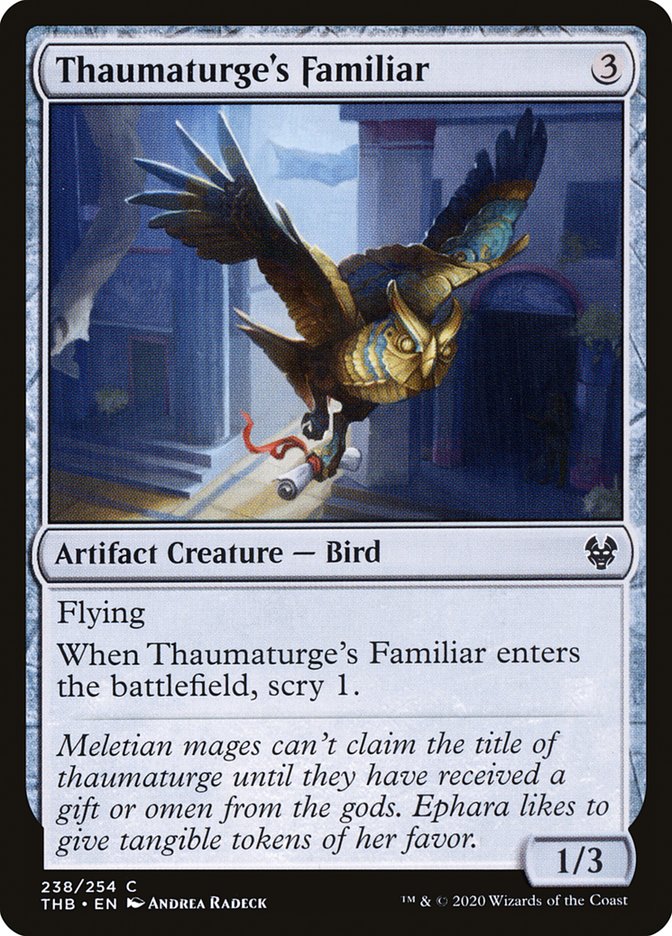 Thaumaturge's Familiar [Theros Beyond Death] | Game Haven TX