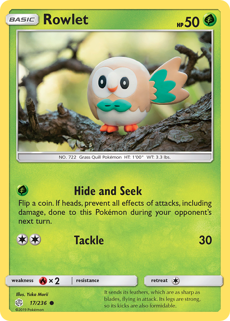 Rowlet (17/236) [Sun & Moon: Cosmic Eclipse] | Game Haven TX