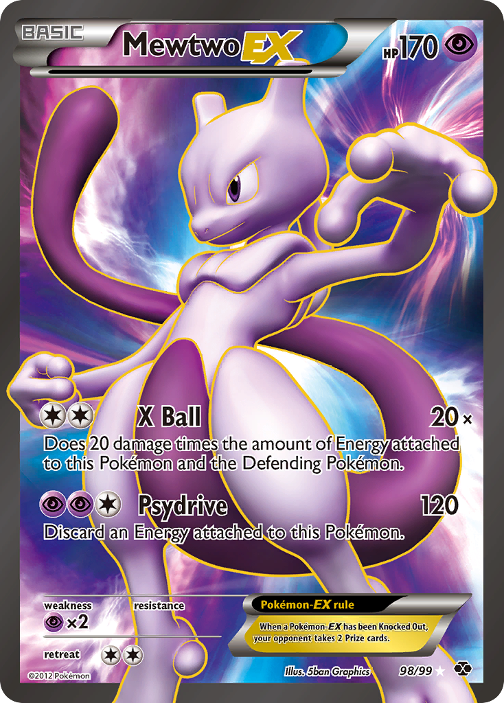 Mewtwo EX (98/99) [Black & White: Next Destinies] | Game Haven TX