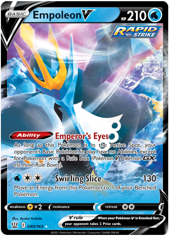 Empoleon V (040/163) [Sword & Shield: Battle Styles] | Game Haven TX