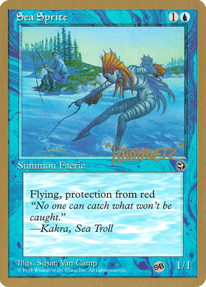 Sea Sprite (Shawn "Hammer" Regnier) (SB) [Pro Tour Collector Set] | Game Haven TX