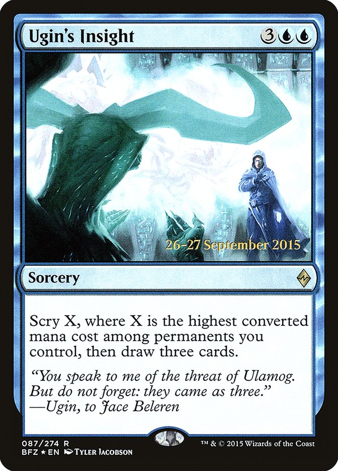 Ugin's Insight [Battle for Zendikar Promos] | Game Haven TX