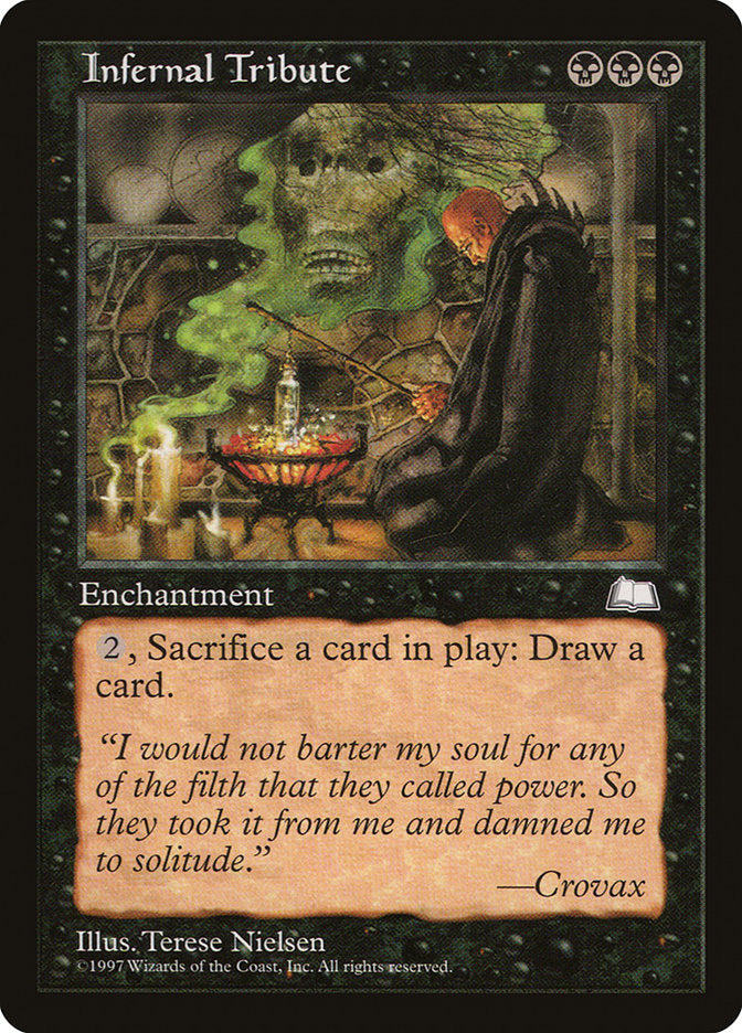 Infernal Tribute [Weatherlight] | Game Haven TX