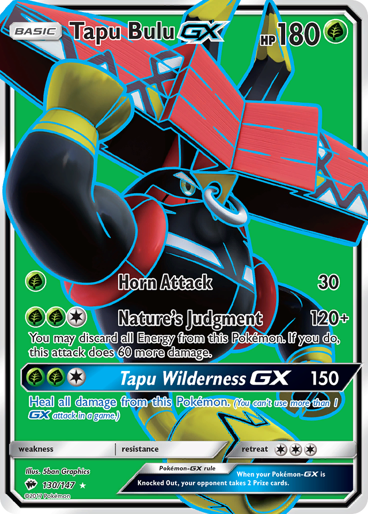 Tapu Bulu GX (130/147) [Sun & Moon: Burning Shadows] | Game Haven TX