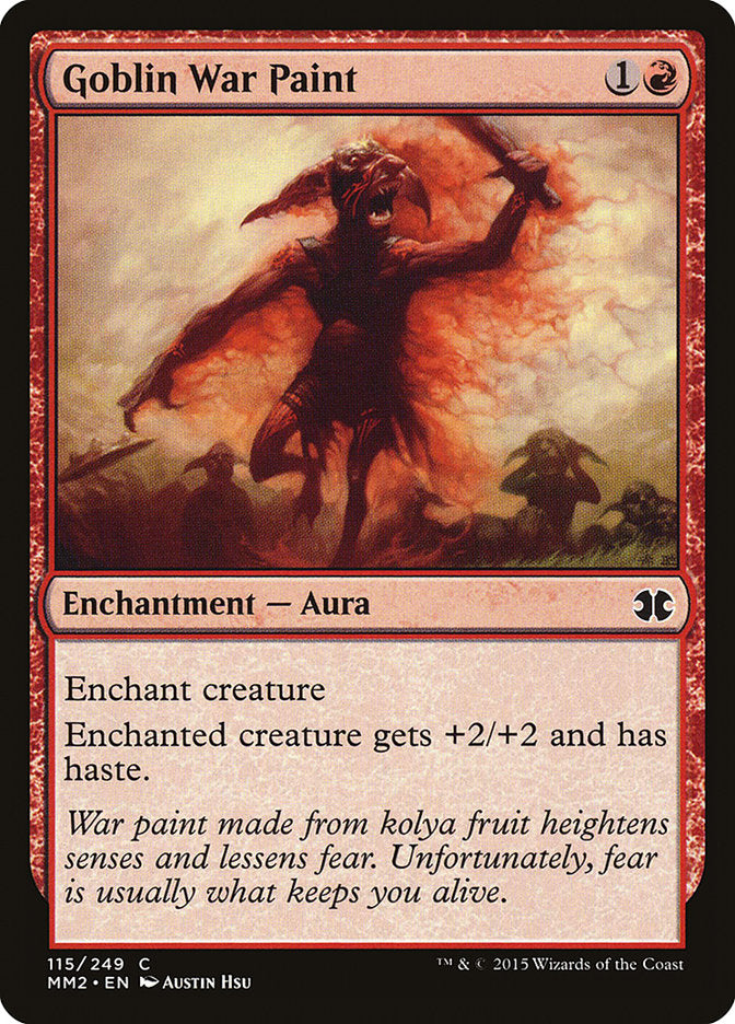 Goblin War Paint [Modern Masters 2015] | Game Haven TX