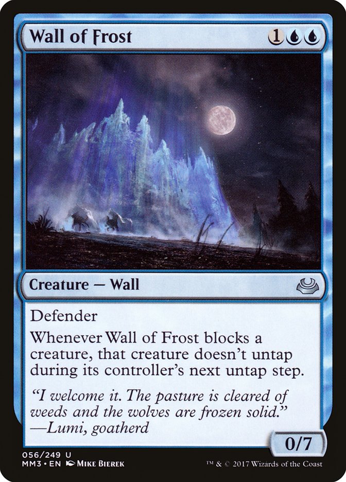 Wall of Frost [Modern Masters 2017] | Game Haven TX
