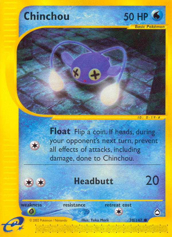 Chinchou (70/147) [Aquapolis] | Game Haven TX
