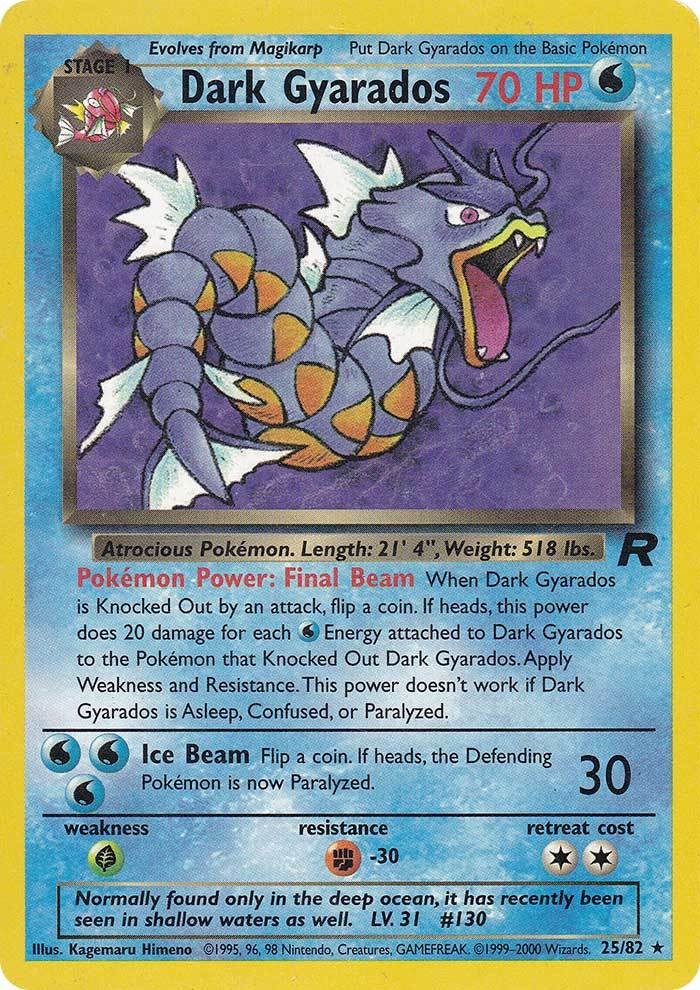 Dark Gyarados (25/82) [Team Rocket Unlimited] | Game Haven TX