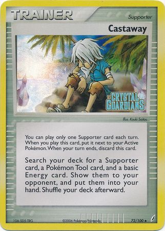 Castaway (72/100) (Stamped) [EX: Crystal Guardians] | Game Haven TX