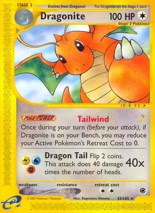 Dragonite (43/165) [Expedition: Base Set] | Game Haven TX