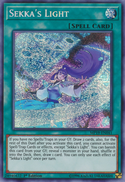 Sekka's Light [MP19-EN041] Prismatic Secret Rare | Game Haven TX