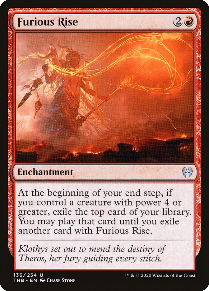 Furious Rise [Theros Beyond Death] | Game Haven TX