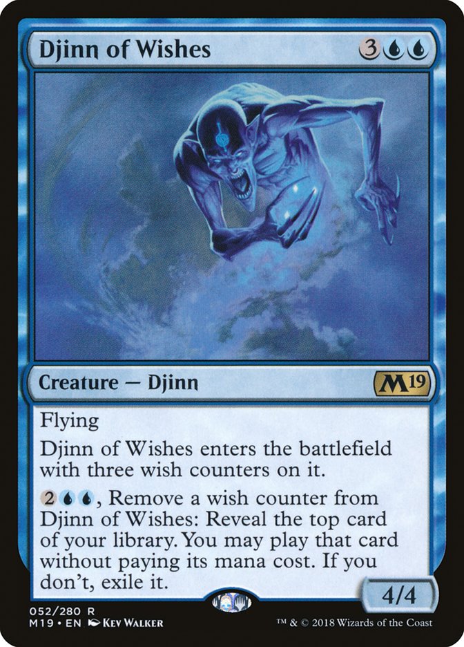 Djinn of Wishes [Core Set 2019] | Game Haven TX