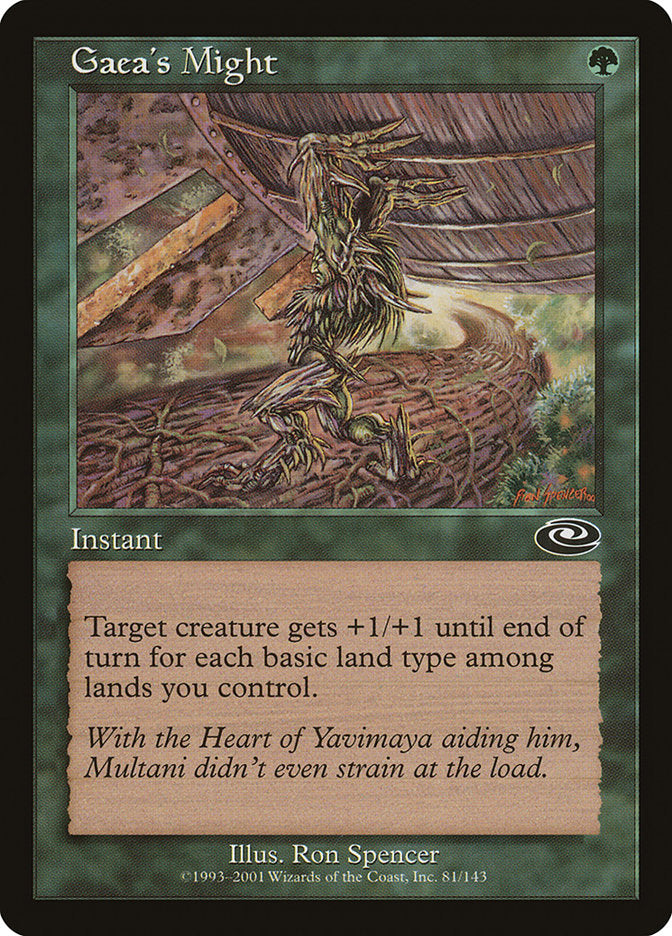 Gaea's Might [Planeshift] | Game Haven TX
