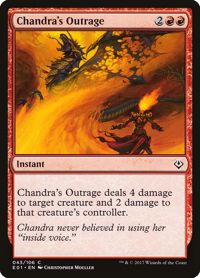 Chandra's Outrage [Archenemy: Nicol Bolas] | Game Haven TX