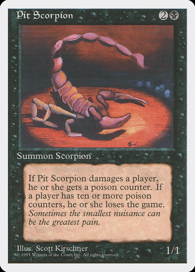 Pit Scorpion [Fourth Edition] | Game Haven TX