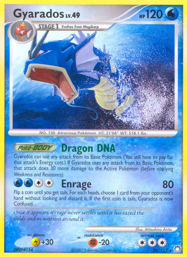 Gyarados (26/123) [Diamond & Pearl: Mysterious Treasures] | Game Haven TX